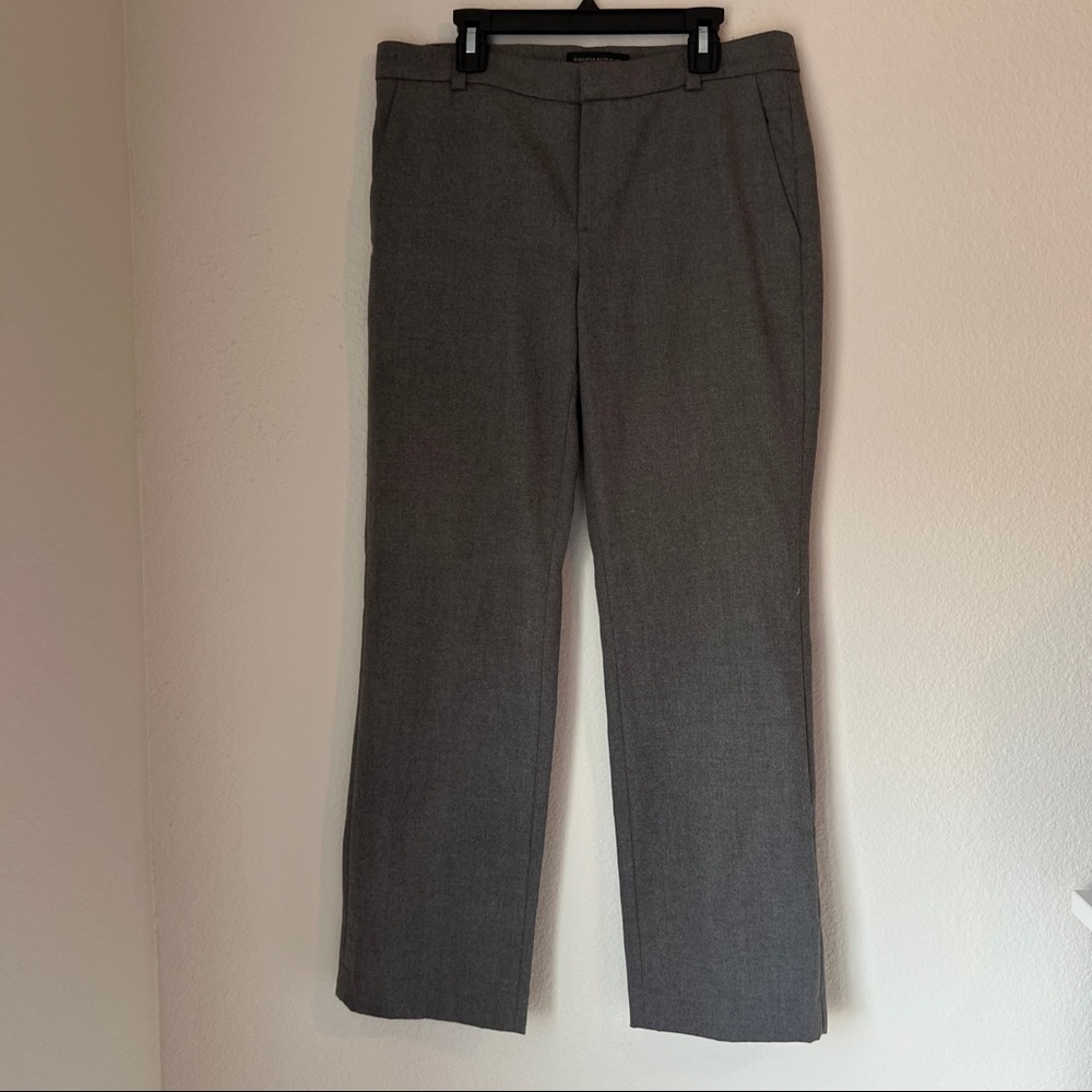 Banana Republic Gray Dress Pants Size 4 Petite